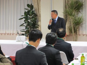 大島理森東日本大震災復興加速化本部長の講演