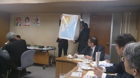 熊本県教育委員会の取組みの紹介（全ての日本の領域全体が表記された地図作成、掲示）
